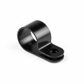 HellermannTyton 211-60050 P-Clamp, 0.39" Wide, 0.31'' Max Bundle Dia, 0.17'' Mounting Hole Dia, PA66HS, Black, 1000/pkg