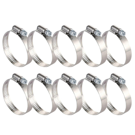 #28P Stainless Steel Hose Clamp w/ Zinc Plated Screw 10/box