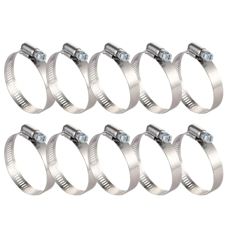 #32P Stainless Steel Hose Clamp w/ Zinc Plated Screw 10/box