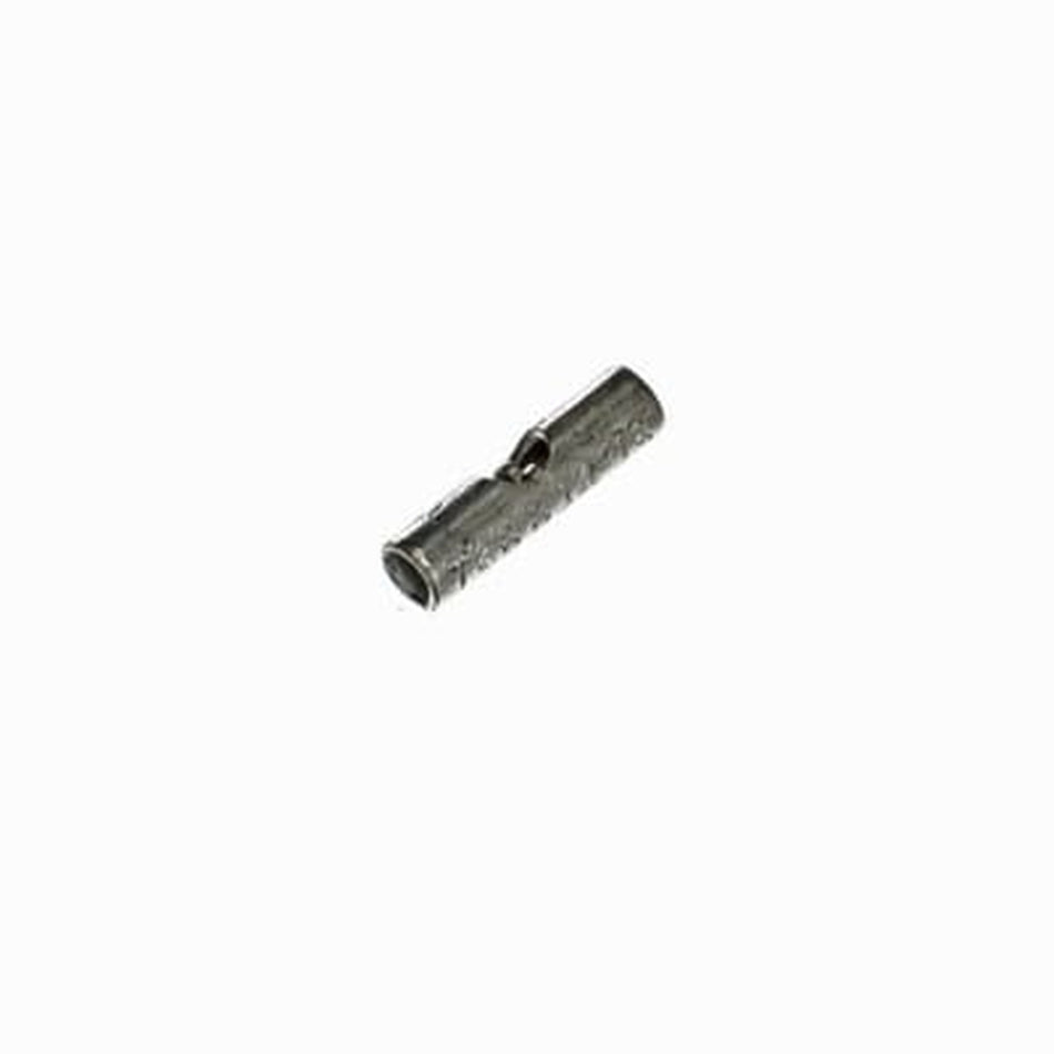 Sta-Kon Non-Insulated Butt Connector, 18-14 AWG, Metallic, 100 Pack