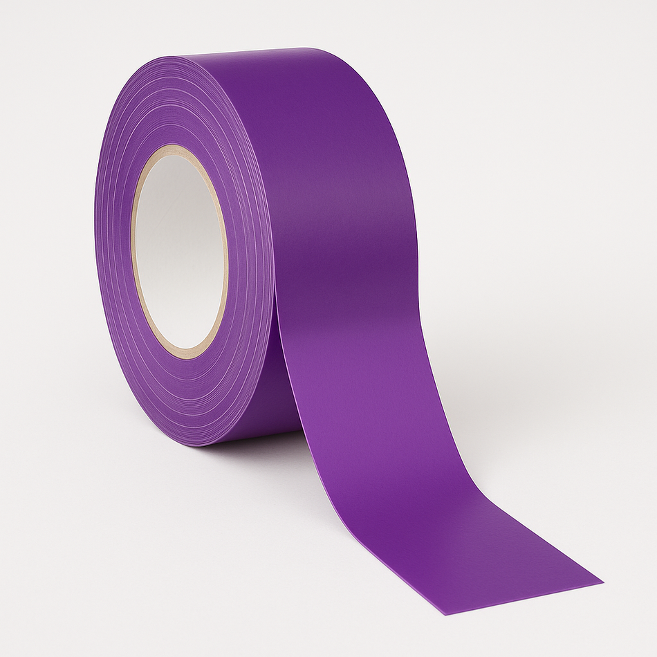 Purple Vinyl Electrical Tape 3/4" x 66ft x 7.5 mil