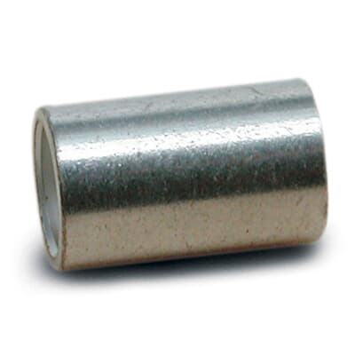 Sta-Kon Non-Insulated Butt Connector, Metallic, 500 Pack