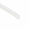 HellermannTyton 2P9C Spiralwrap Protective Sheathing, .25" Diameter, PTFE, Natural, 100 ft/roll