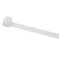 HellermannTyton T50R9VOM4 Flame-Retardant Cable Tie, 8" Long, UL Rated, 50lb Tensile Strength, PA66V0, Natural, 1000/pkg