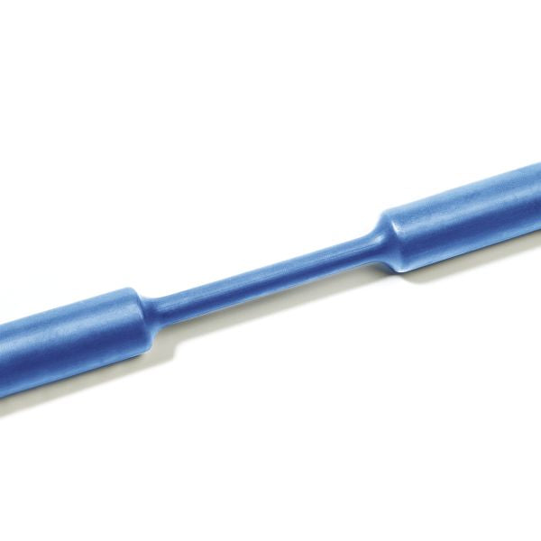 HellermannTyton 309-60328 Heat Shrink Tubing, Bulk Reel, 2:1 Shrink Ratio, 1.5", 38.1/19.1 Dia, PO, Blue, 100 ft/reel