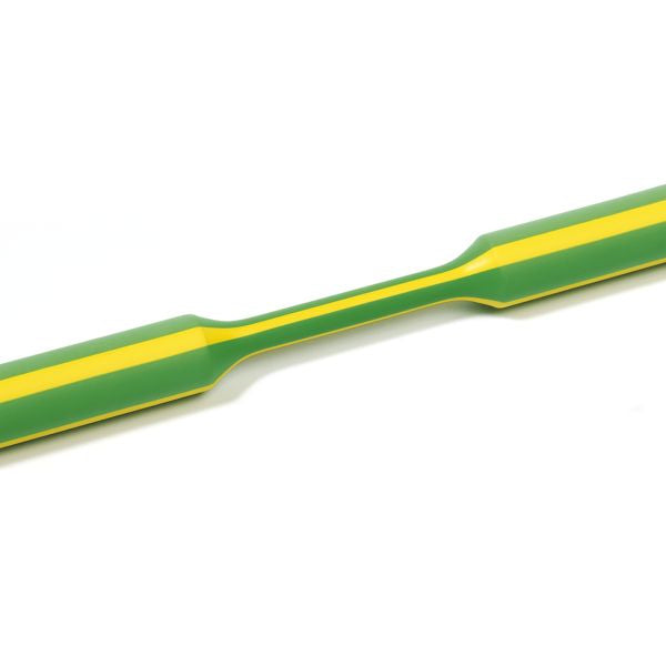 HellermannTyton 309-65146 Heat Shrink Tubing, 4' Long Stick, 2:1 Shrink Ratio, 1/2", 12.7/6.4 Dia, PO, Green-Yellow, 10/pkg
