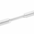 HellermannTyton 309-65299 Heat Shrink Tubing, 4' Long Stick, 2:1 Shrink Ratio, 1", 25.4/12.7 Dia, PO, White, 5/pkg