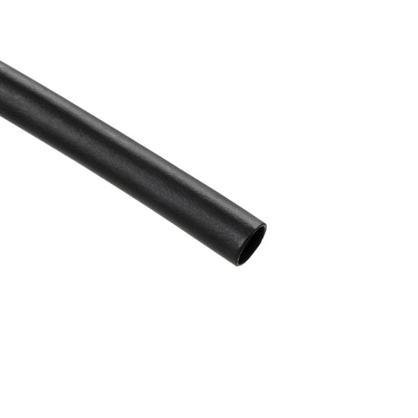 HellermannTyton 318-60152 Heat Shrink Tubing, 4', Adhesive Lined, 3:1 Shrink, 1/4", PO, Black, 15/pkg
