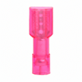 22-18 AWG Red Nylon Insulated 3-pc Fully Insulated Style C Disconnect Terminals, 100/bag