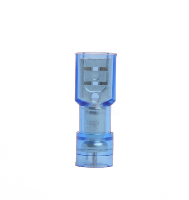 16-14 AWG 3-pc Fully Insulated Nylon Oval Jacket .250 Female Quick Disconnect 100/Bag