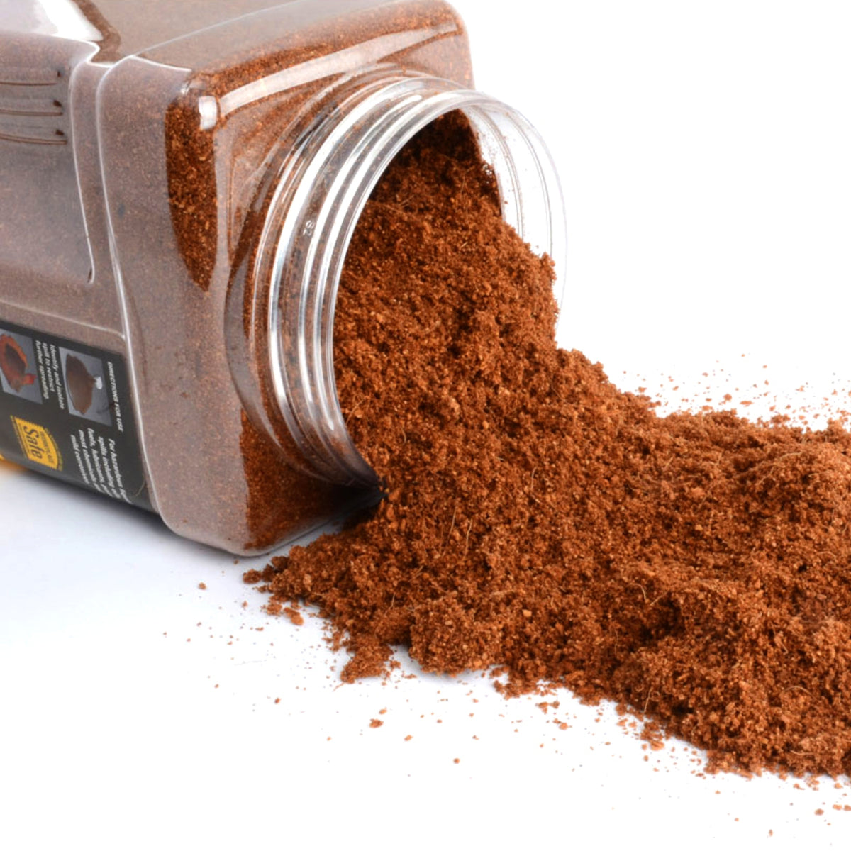 SpillFix 3Qt Granular Spill Absorbent Shaker Jar, Coconut Coir Oil & Liquid Cleanup, Non-Toxic Garage & Industrial Absorbent product image