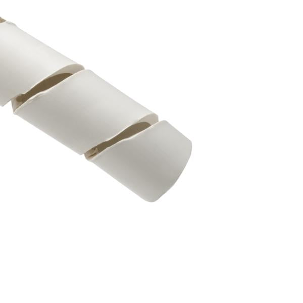 HellermannTyton 3FRP9C Spiralwrap Protective Sheathing, .5" Diameter, PE-FR, Natural, 100 ft/roll