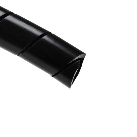 HellermannTyton 3NFP0C Spiralwrap Protective Sheathing, .5" Diameter, PE, Black, 100 ft/roll