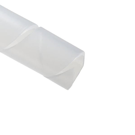 HellermannTyton 3NFP9C Spiralwrap Protective Sheathing, .5" Diameter, PE, Natural, 100 ft/roll