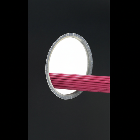 GEE144F-C Slotted Grommet, Natural, PE, 0.144" Max Panel, 100' L, PK1