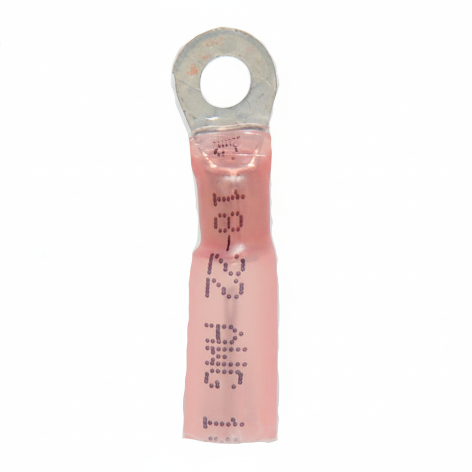【321】ポリ 様 22-18 AWG Heat Shrink - Crimp & Seal #6 Stud Ring Terminal 1