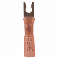 22-18 AWG Heat Shrink #6 Snap Spade Terminal 100/Bag