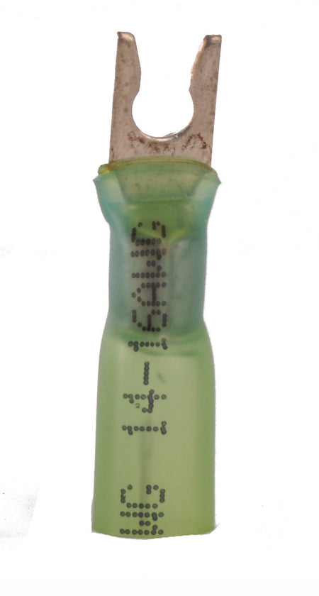 16-14 AWG Heat Shrink #8 Snap Spade Terminal 100/Bag
