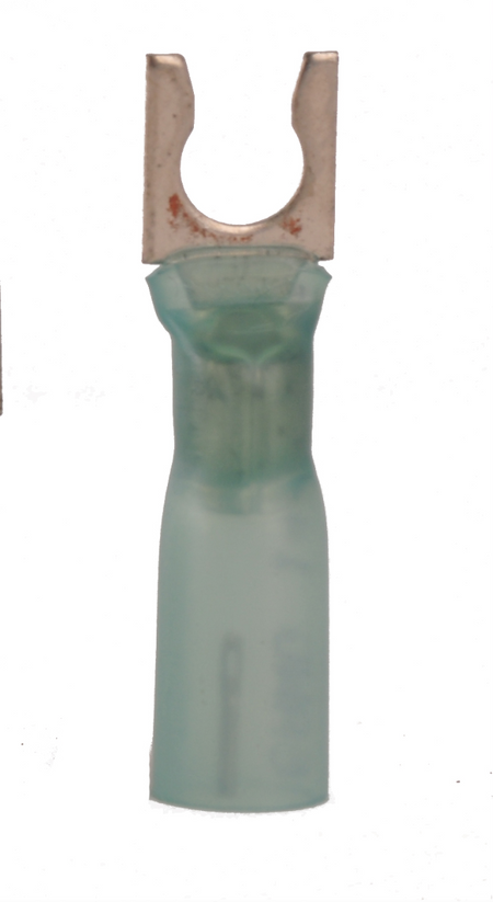 16-14 AWG Heat Shrink #10 Snap Spade Terminal 100/Bag