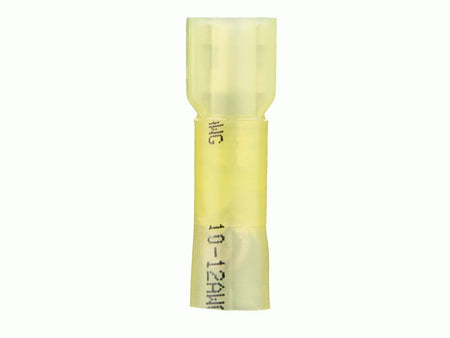 12-10 AWG Heat Shrink .195 Bullet Female Quick Connect 100/Bag