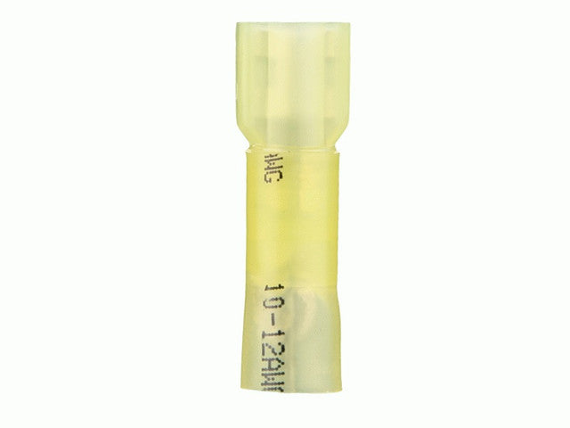 12-10 AWG Heat Shrink .195 Bullet Female Quick Connect 100/Bag