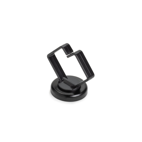 Magnetic Clip, Large, 1", Neodymium Magnet/POM/ST, 15lb Pull Force, Black, 10/bg