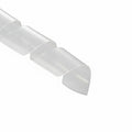 HellermannTyton 4P9C Spiralwrap Protective Sheathing, .75" Diameter, PTFE, Natural, 100 ft/roll