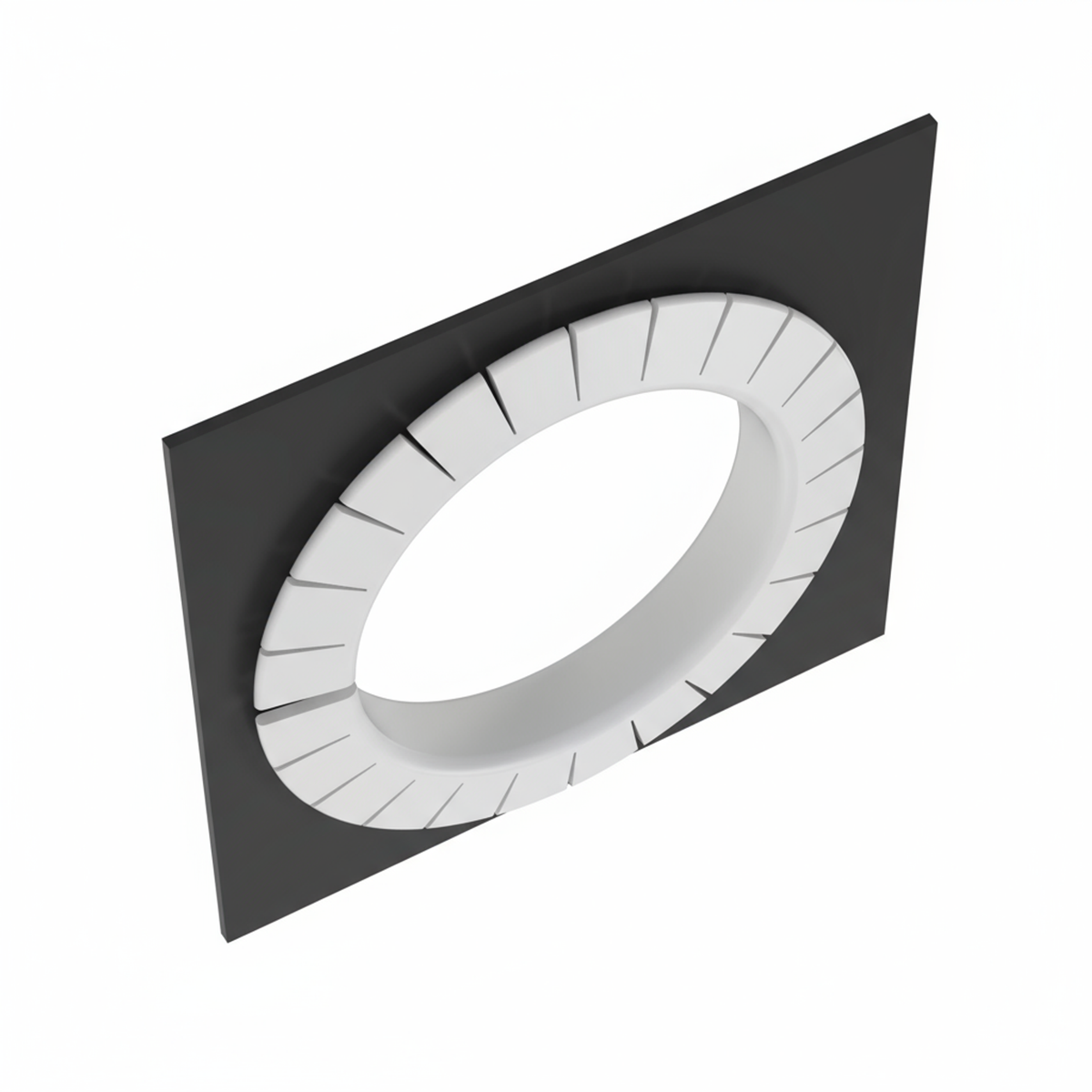 GEE144F-C Slotted Grommet, Natural, PE, 0.144" Max Panel, 100' L, PK1