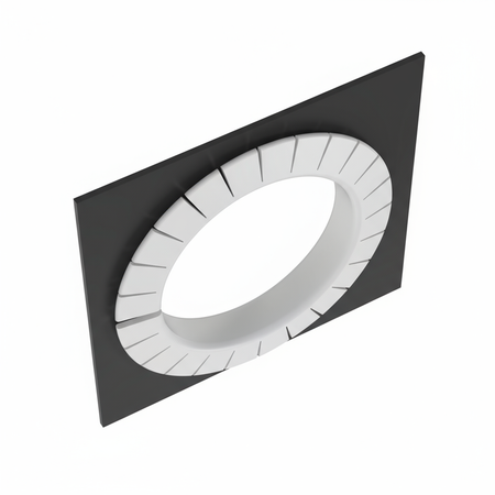 GEE144F-C Slotted Grommet, Natural, PE, 0.144" Max Panel, 100' L, PK1