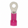 22-18 AWG Nylon Insulated #4-6 Stud Ring Terminal 100/Bag