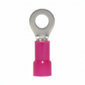 22-18 AWG Nylon Insulated #8 Stud Ring Terminal 100/Bag