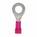 22-18 AWG Nylon Insulated 1/4" Stud Ring Terminal 100/Bag