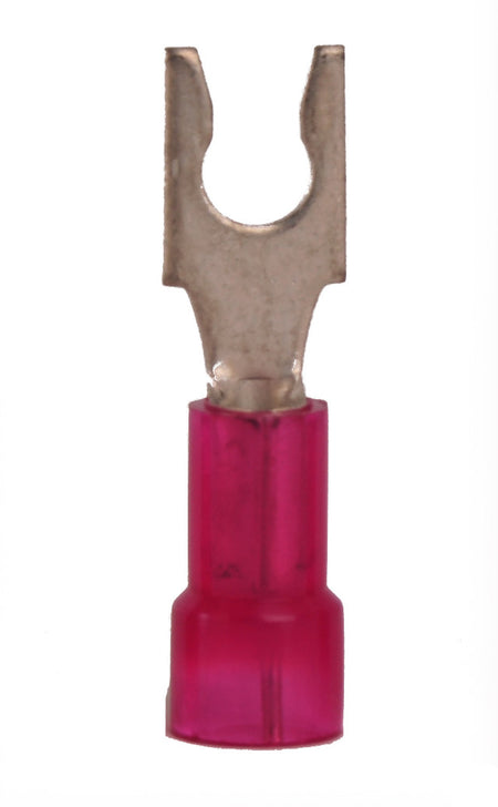 22-18 AWG Nylon Insulated #10 Snap Spade Terminal 100/Bag