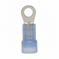 16-14 AWG Nylon Insulated #8 Stud Ring Terminal 100/Bag