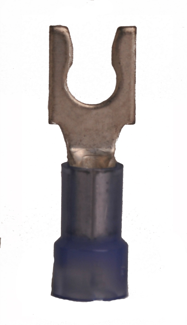 16-14 AWG Nylon Insulated #8 Snap Spade Terminal 100/Bag