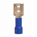 16-14 AWG Blue Vinyl Insulated Butted Seam Disconnect Terminals, 100/bag