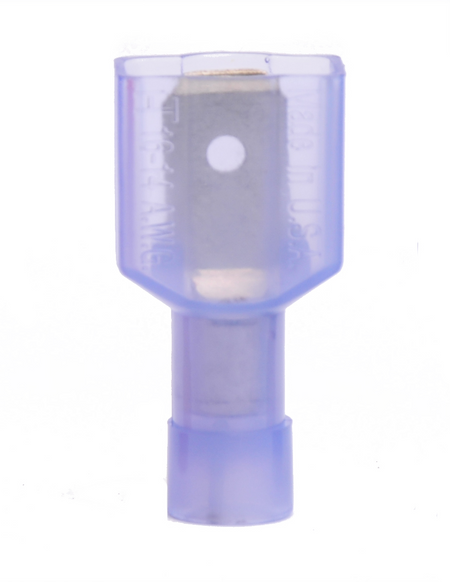 16-14 AWG Fully Insulated Heat Shrink .250 Male Quick Connect
