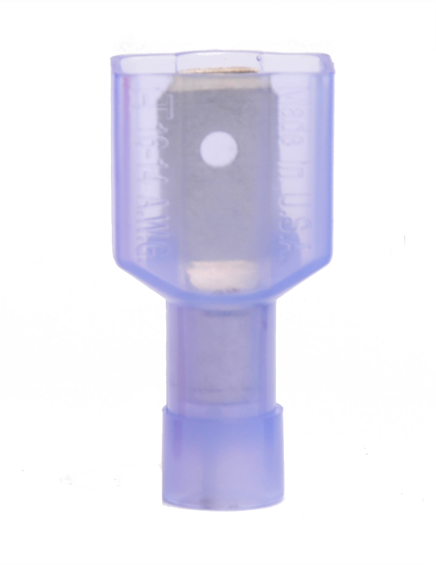 16-14 AWG Fully Insulated Heat Shrink .250 Male Quick Connect