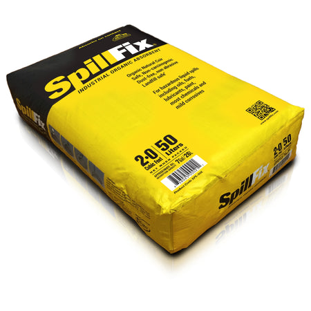 SpillFix 13 Gallon Granular Absorbent Bag, Coconut Coir Spill Absorbent, Non-Toxic, Industrial Oil & Liquid Cleanup, 50L / 20 lb product image