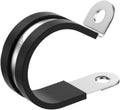 1" Rubber-Lined 304 Stainless Steel P-Clamp 100/bag
