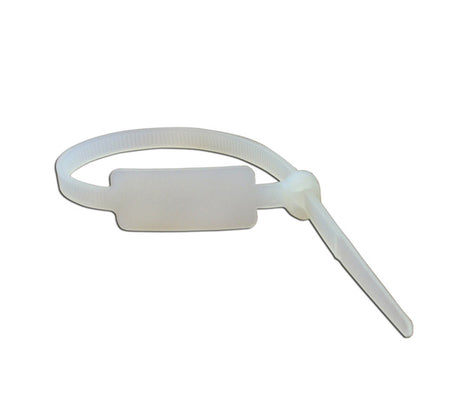 11" 50lb Natural Marker ID Vertical Tie 100/bag