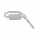 8" 50lb Natural Marker ID Vertical Tie 100/bag