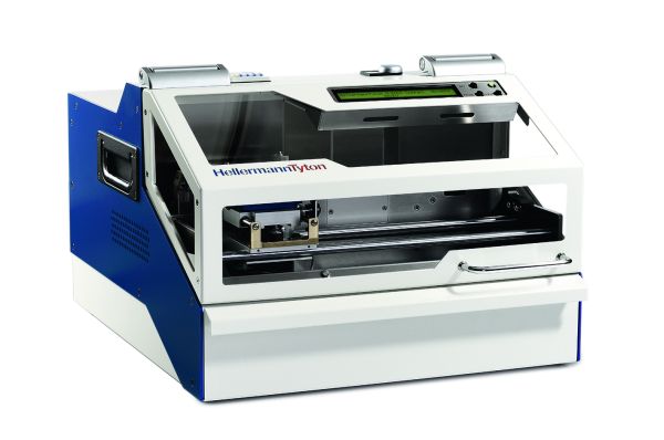 HellermannTyton 544-20000 M-Boss Compact, Stainless Steel Embosser, Blue, 1/Box