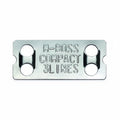 HellermannTyton 544-80201 M-Boss Marker, 1.77" Wide x 0.78" High, Stainless Steel, Silver, 1000/Box