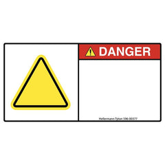 HellermannTyton 596-00377 Pre-Printed Header Label, DANGER, 2.75