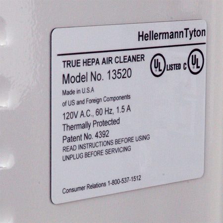 HellermannTyton 596-00504 Foam Nameplate, Rectangular, 2.0" x 1.0", PET, White, 500/roll