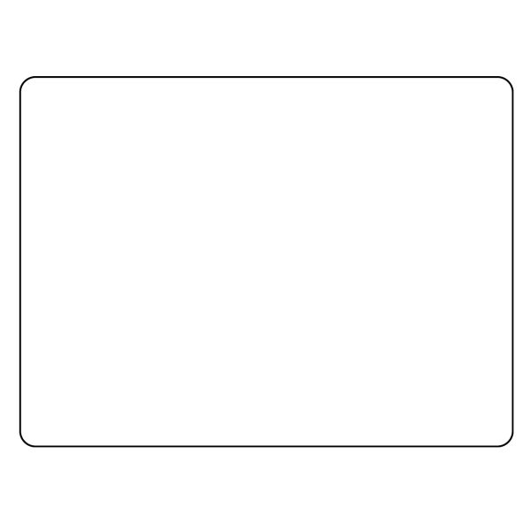 HellermannTyton 596-73835 Thermal Transfer Labels, High-Bond Adhesive, 4.0" x 3.0", Polyester, White, 1000/roll