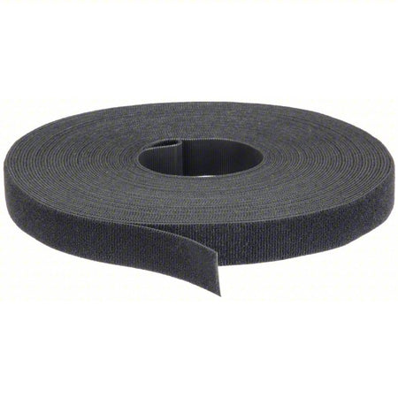VELCRO BRAND Hook-and-Loop Cable Tie Roll: 75 ft Lg, 2 in Wd, 29 lb Tensile Strength, Black