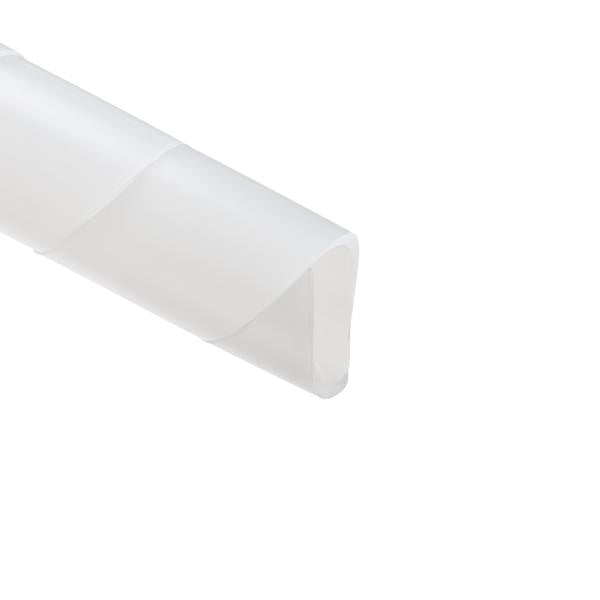 HellermannTyton 5NFP9C Spiralwrap Protective Sheathing, 1" Diameter, PE, Natural, 100 ft/roll