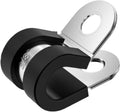 3/8" Rubber-Lined 304 Stainless Steel P-Clamp 100/bag